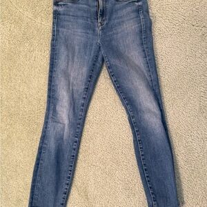 MOTHER Blue Skinny Jeans